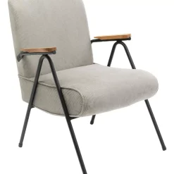 KARE Design Armlehnstuhl Ryan Grau- Sessel