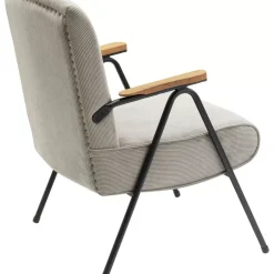 KARE Design Armlehnstuhl Ryan Grau- Sessel