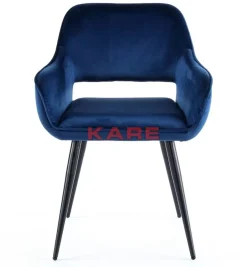KARE Design Armlehnstuhl San Francisco Blau- Stühle