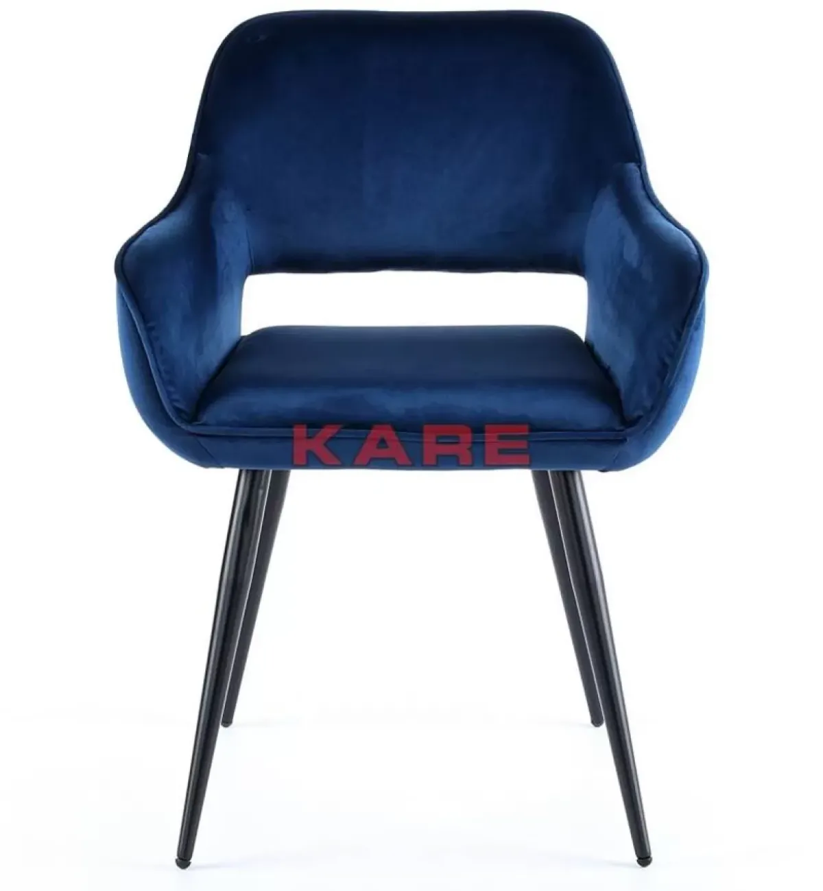 KARE Design Armlehnstuhl San Francisco Blau- Stühle