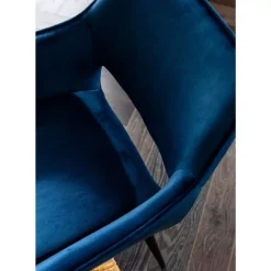 KARE Design Armlehnstuhl San Francisco Blau- Stühle