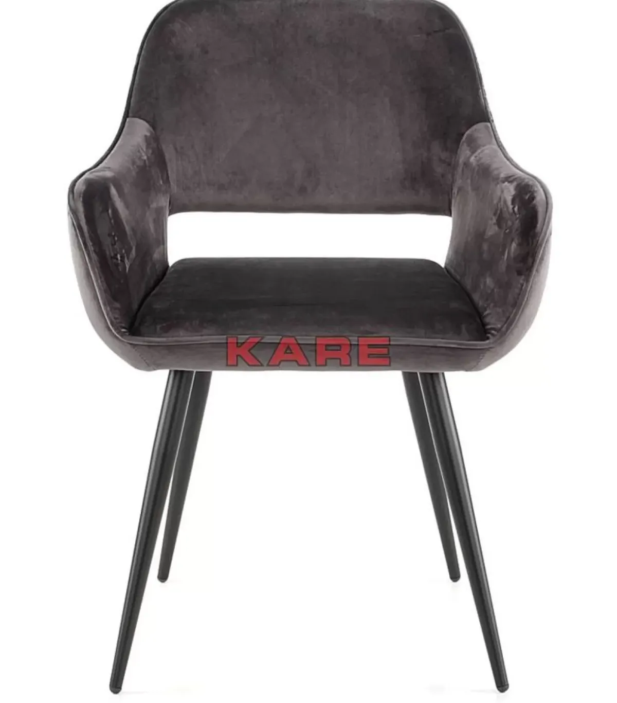 KARE Design Armlehnstuhl San Francisco Grau- Stühle