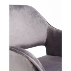 KARE Design Armlehnstuhl San Francisco Grau- Stühle