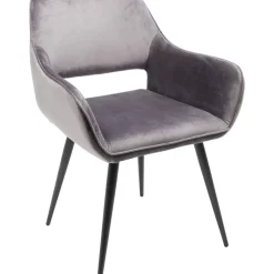 KARE Design Armlehnstuhl San Francisco Grau- Stühle