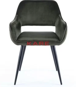 KARE Design Armlehnstuhl San Francisco Dunkelgrun- Stühle