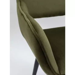 KARE Design Armlehnstuhl San Francisco Dunkelgrun- Stühle