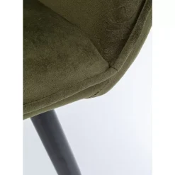 KARE Design Armlehnstuhl San Francisco Dunkelgrun- Stühle