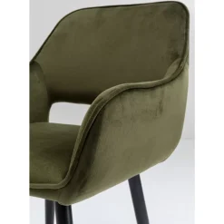 KARE Design Armlehnstuhl San Francisco Dunkelgrun- Stühle