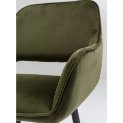 KARE Design Armlehnstuhl San Francisco Dunkelgrun- Stühle