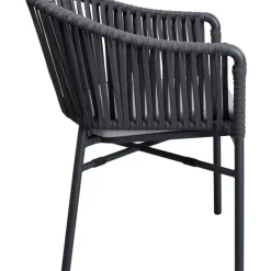 KARE Design Armlehnstuhl Santanyi Dunkelgrau- Outdoormöbel