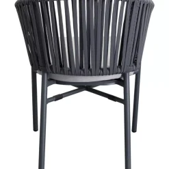 KARE Design Armlehnstuhl Santanyi Dunkelgrau- Outdoormöbel