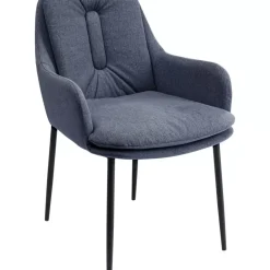 KARE Design Armlehnstuhl Thea Dunkelgrau- Stühle