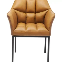 KARE Design Armlehnstuhl Thinktank Braun- Stühle