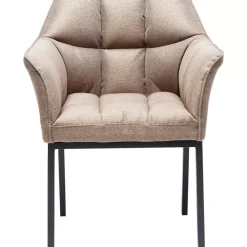 KARE Design Armlehnstuhl Thinktank Hellbraun- Stühle