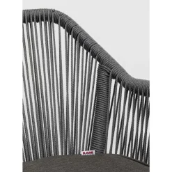 KARE Design Armlehnstuhl Wave Grau- Outdoormöbel