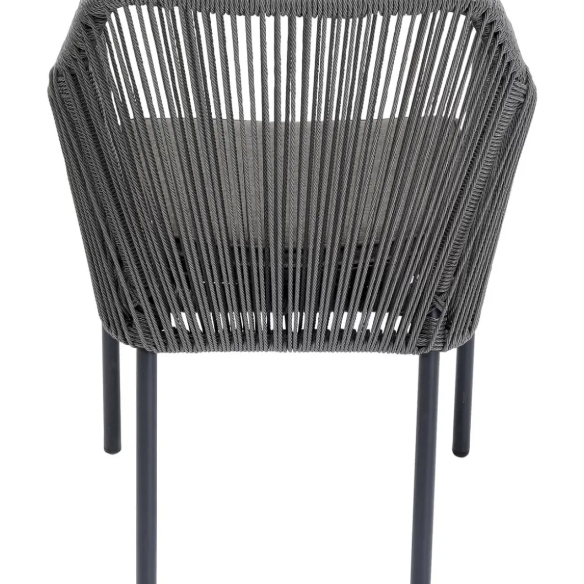 KARE Design Armlehnstuhl Wave Grau- Outdoormöbel