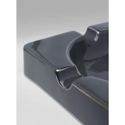 KARE Design Aschenbecher Symmetric Grau- Ascher