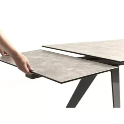 KARE Design Ausziehtisch Amsterdam Dunkel 160(40+40)X90Cm- Tische