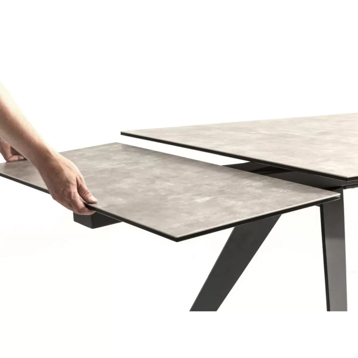 KARE Design Ausziehtisch Amsterdam Dunkel 160(40+40)X90Cm- Tische