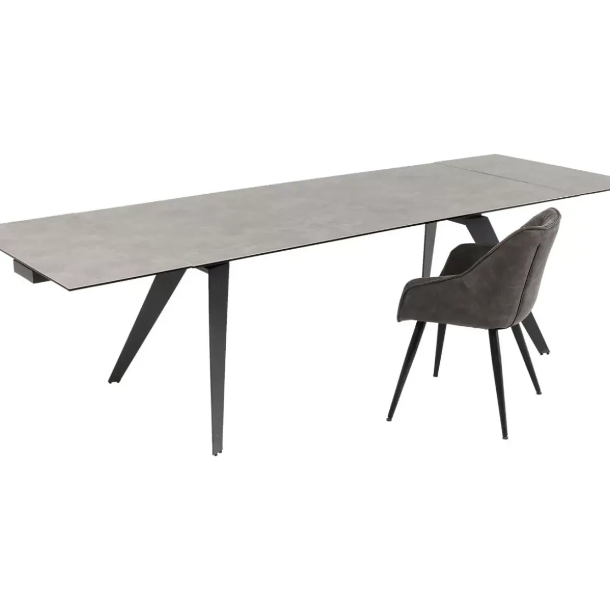 KARE Design Ausziehtisch Amsterdam Dunkel 200(45+45)X100Cm- Tische