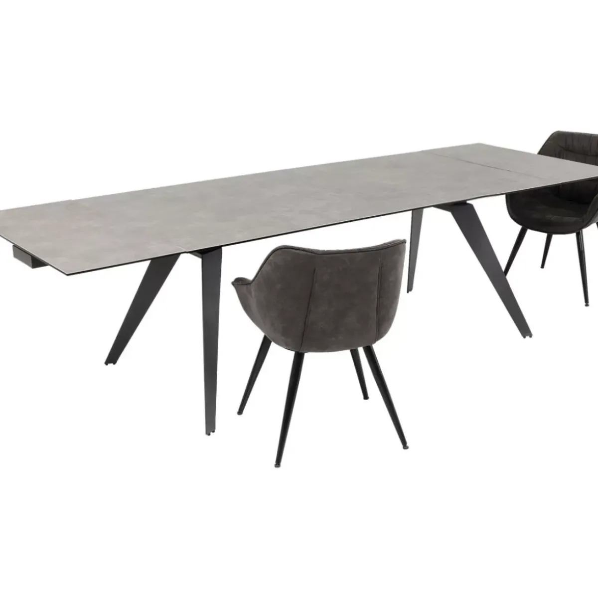 KARE Design Ausziehtisch Amsterdam Dunkel 200(45+45)X100Cm- Tische