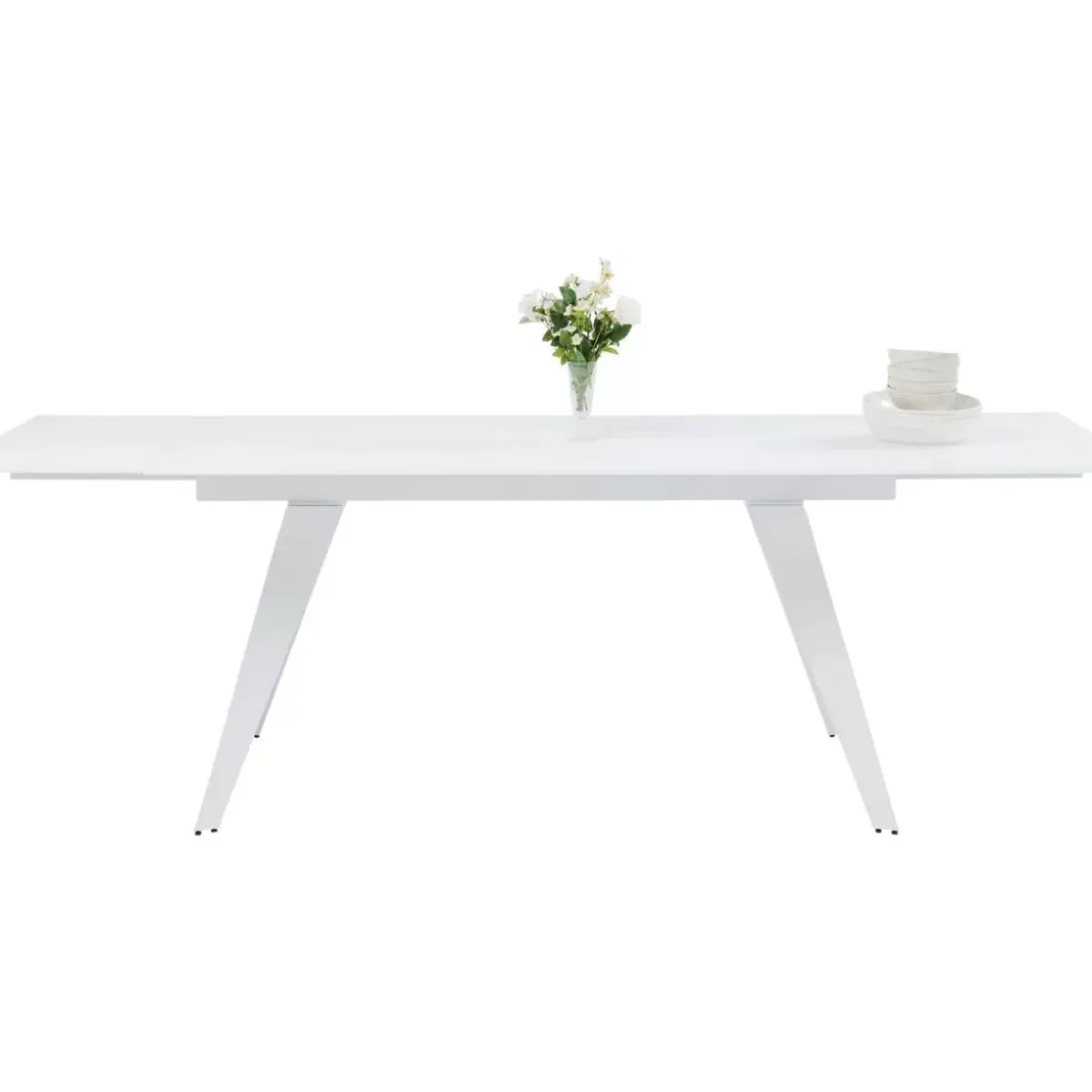KARE Design Ausziehtisch Amsterdam Weiss 160(40+40)X90Cm- Tische