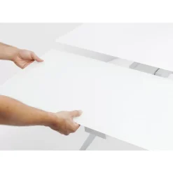 KARE Design Ausziehtisch Amsterdam Weiss 160(40+40)X90Cm- Tische