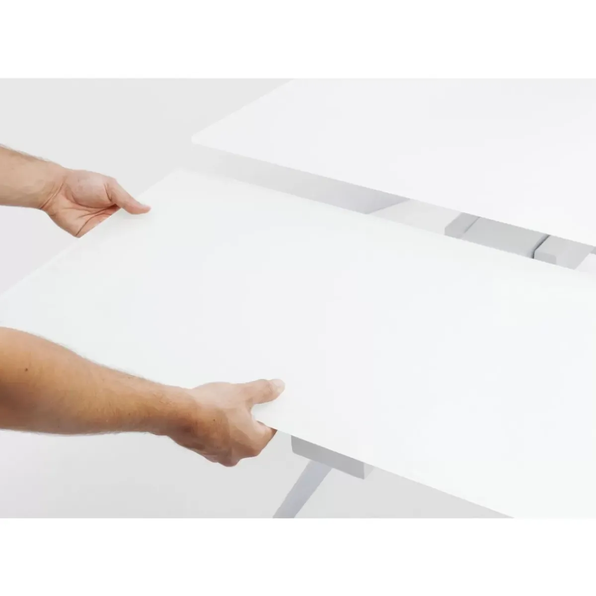 KARE Design Ausziehtisch Amsterdam Weiss 160(40+40)X90Cm- Tische