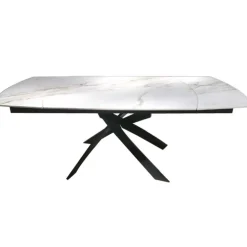 KARE Design Ausziehtisch Twist Onyx 120(30+30)X90Cm- Tische