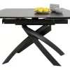 KARE Design Ausziehtisch Twist Schwarz 120(30+30)X90Cm- Tische