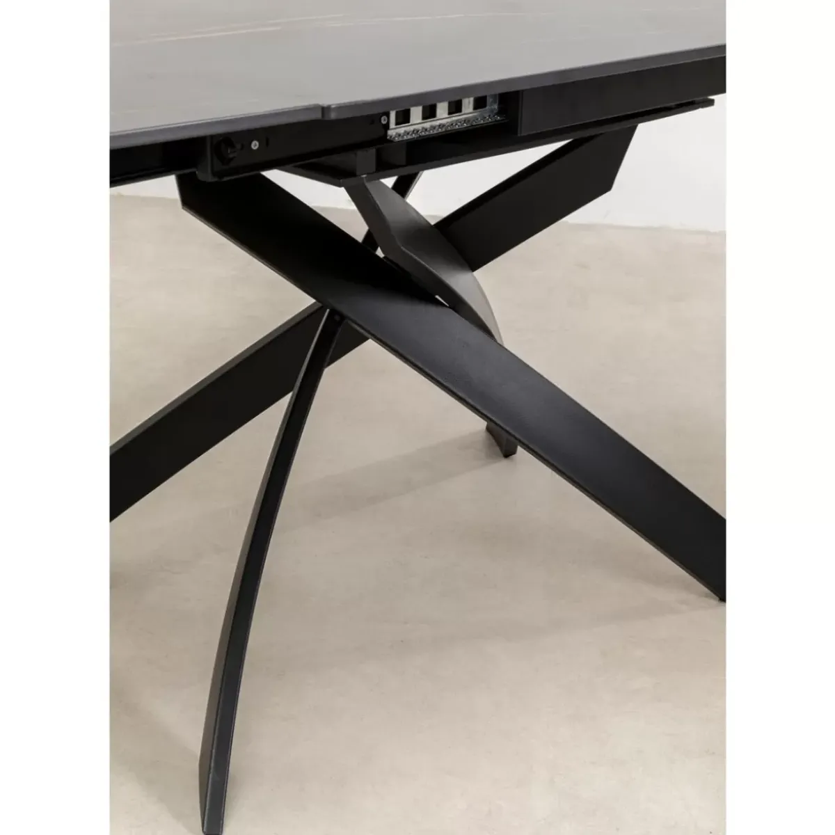 KARE Design Ausziehtisch Twist Schwarz 120(30+30)X90Cm- Tische