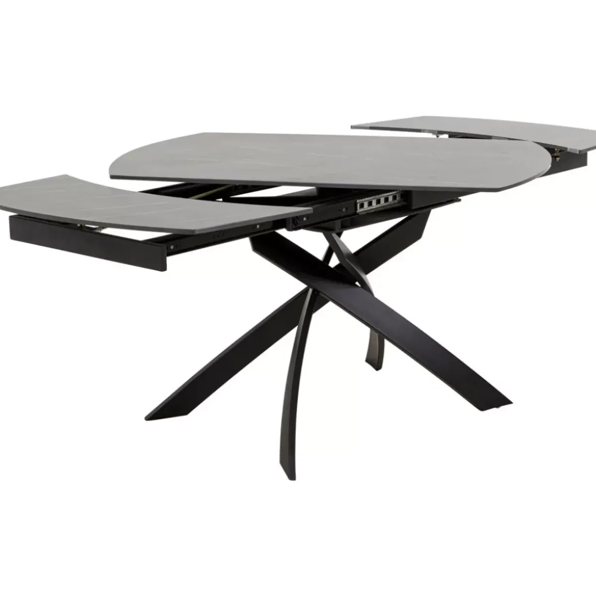 KARE Design Ausziehtisch Twist Schwarz 120(30+30)X90Cm- Tische