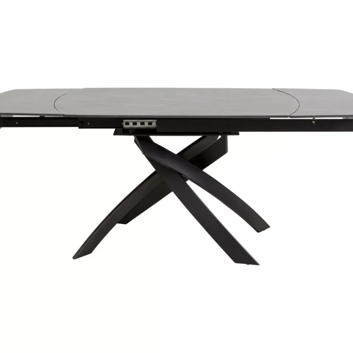 KARE Design Ausziehtisch Twist Schwarz 120(30+30)X90Cm- Tische