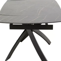 KARE Design Ausziehtisch Twist Schwarz 120(30+30)X90Cm- Tische
