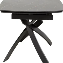 KARE Design Ausziehtisch Twist Schwarz 120(30+30)X90Cm- Tische