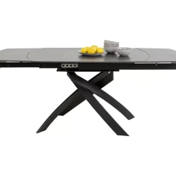 KARE Design Ausziehtisch Twist Schwarz 120(30+30)X90Cm- Tische
