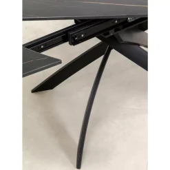 KARE Design Ausziehtisch Twist Schwarz 120(30+30)X90Cm- Tische