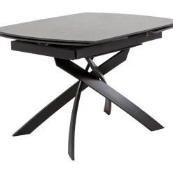 KARE Design Ausziehtisch Twist Schwarz 120(30+30)X90Cm- Tische