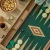 KARE Design Backgammon-Walnut With Green Oak- Sonstiges & Zubehör Accessoires