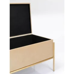 KARE Design Bank Buttons Storage Beige Klein- Sitzbänke