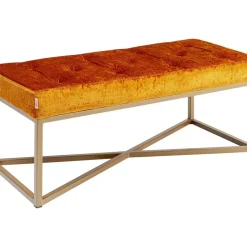 KARE Design Bank Crossover Croco Diva Bronze 90X40- Sitzbänke
