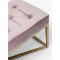 KARE Design Bank Crossover Rose Messing 90X40Cm- Sitzbänke