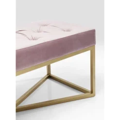 KARE Design Bank Crossover Rose Messing 90X40Cm- Sitzbänke
