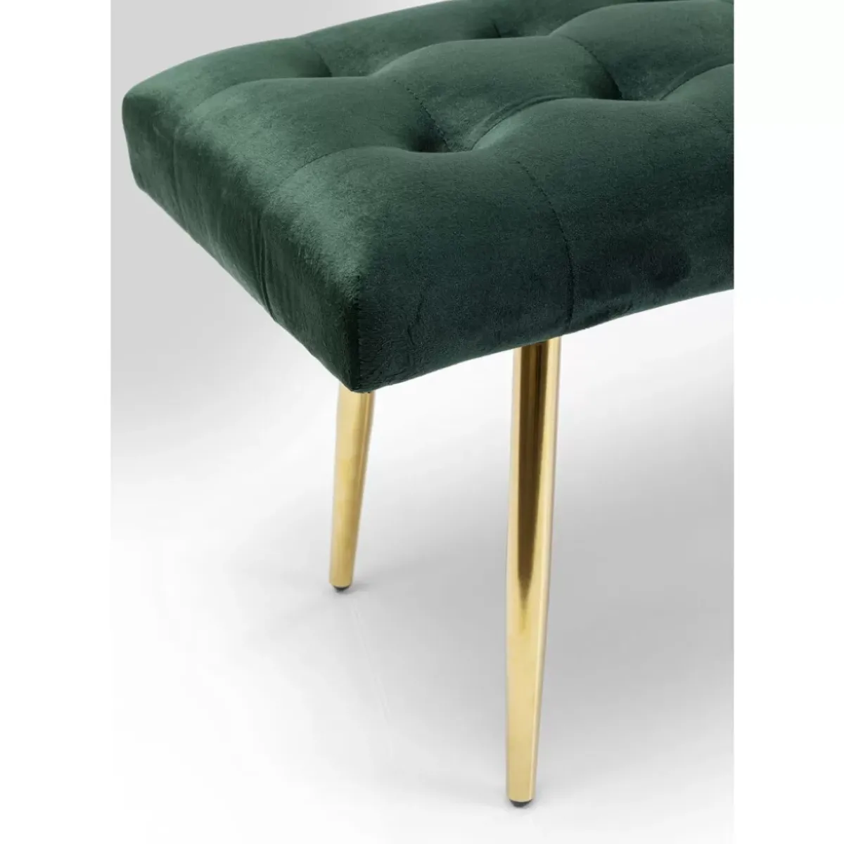 KARE Design Bank Dallas Velvet Grun 110Cm- Sitzbänke