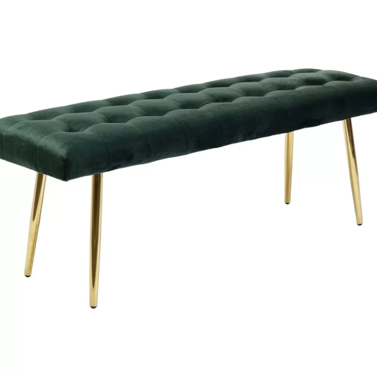 KARE Design Bank Dallas Velvet Grun 110Cm- Sitzbänke