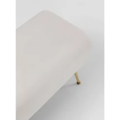 KARE Design Bank Deria Velvet Creme 110Cm- Sitzbänke