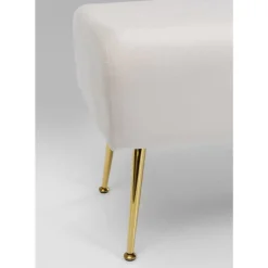 KARE Design Bank Deria Velvet Creme 110Cm- Sitzbänke