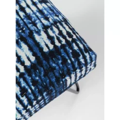 KARE Design Bank Desna Patchwork Blau 80Cm- Sitzbänke