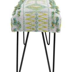 KARE Design Bank Desna Patchwork Grun 80Cm- Sitzbänke