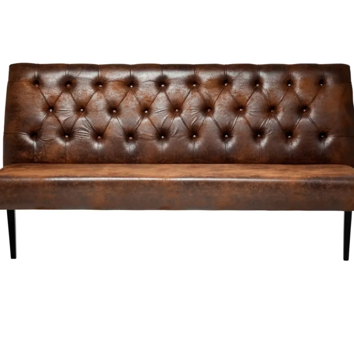 KARE Design Bank Econo Buttons Vintage 162 Cm- Sitzbänke